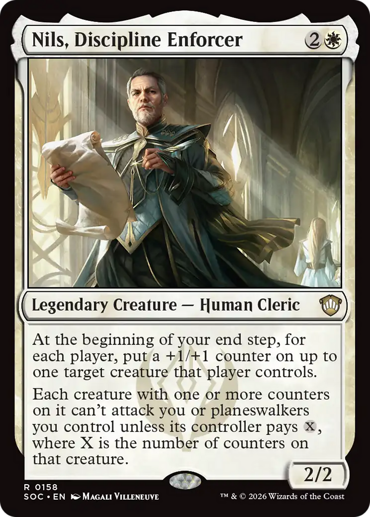 Nils, Discipline Enforcer [Secrets of Strixhaven Commander] MTG Single Magic: The Gathering | Red Claw Gaming