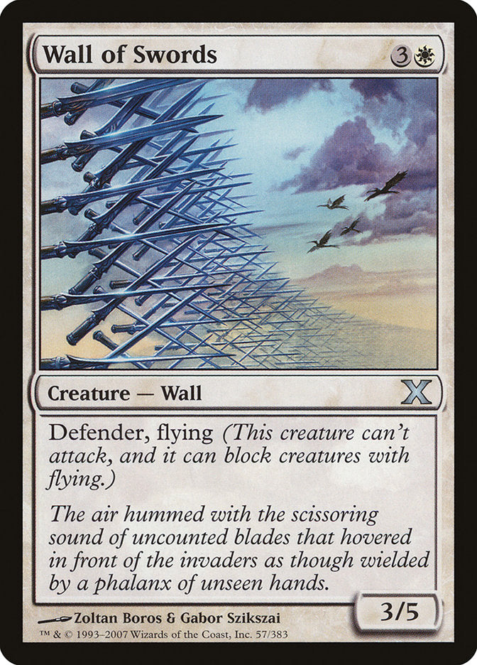 Wall of Swords [Tenth Edition] MTG Single Magic: The Gathering | Red Claw Gaming
