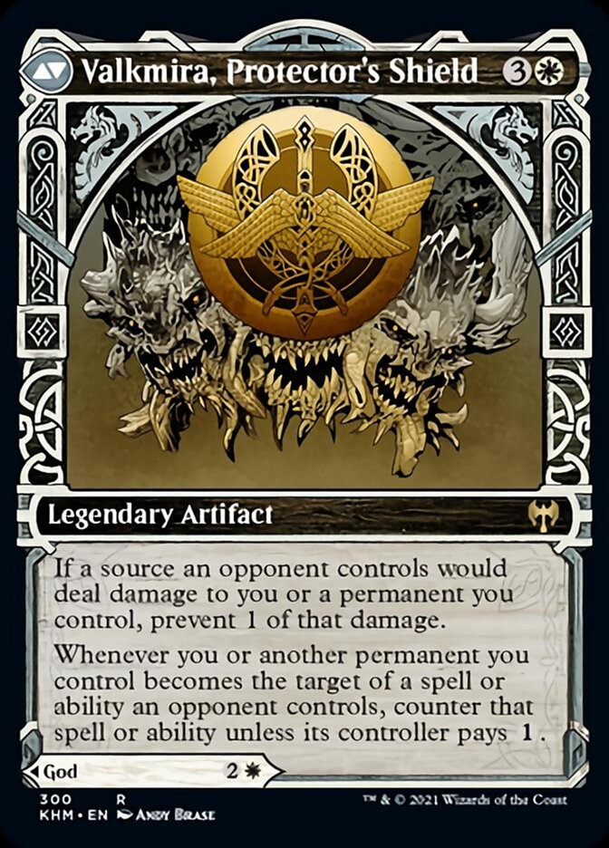 Reidane, God of the Worthy // Valkmira, Protector's Shield (Showcase) [Kaldheim] MTG Single Magic: The Gathering | Red Claw Gaming
