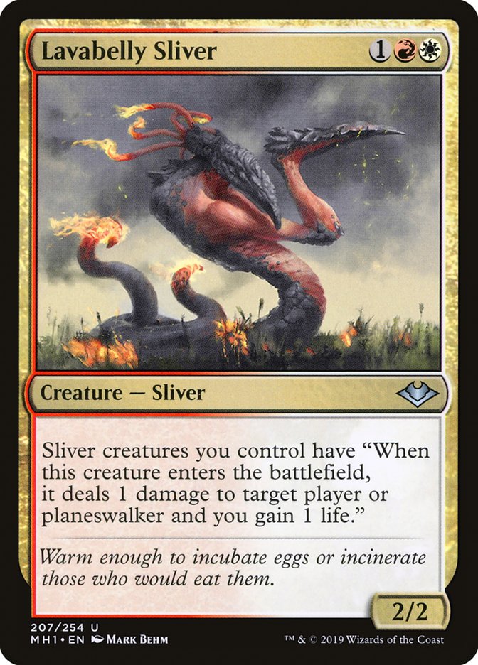 Lavabelly Sliver [Modern Horizons] MTG Single Magic: The Gathering    | Red Claw Gaming