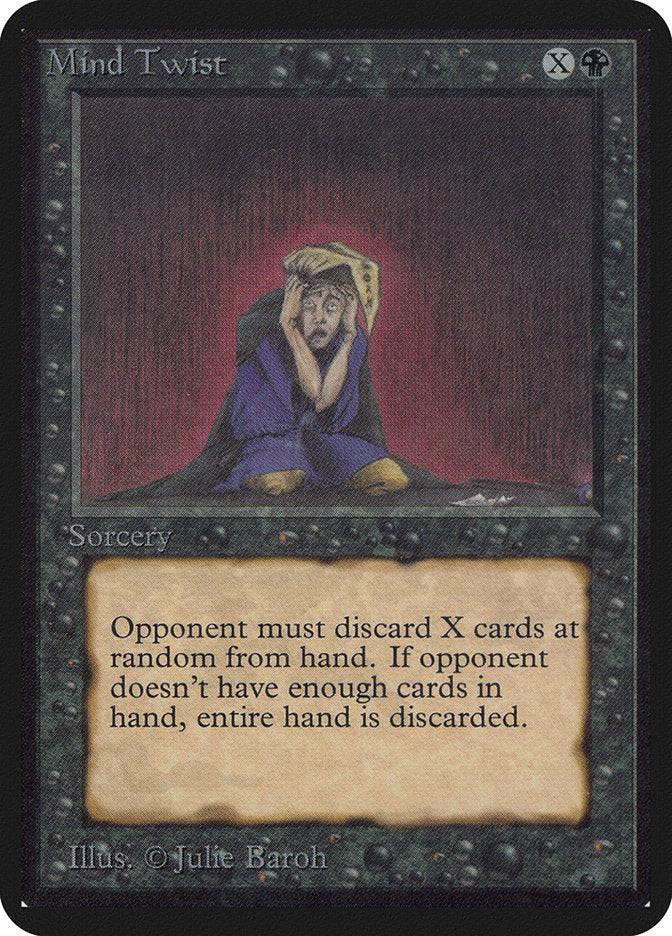 Mind Twist [Alpha Edition] MTG Single Magic: The Gathering | Red Claw Gaming