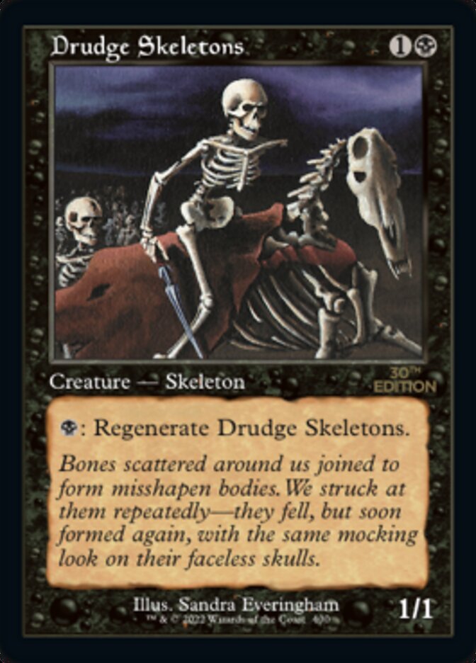 Drudge Skeletons (Retro) [30th Anniversary Edition] MTG Single Magic: The Gathering | Red Claw Gaming