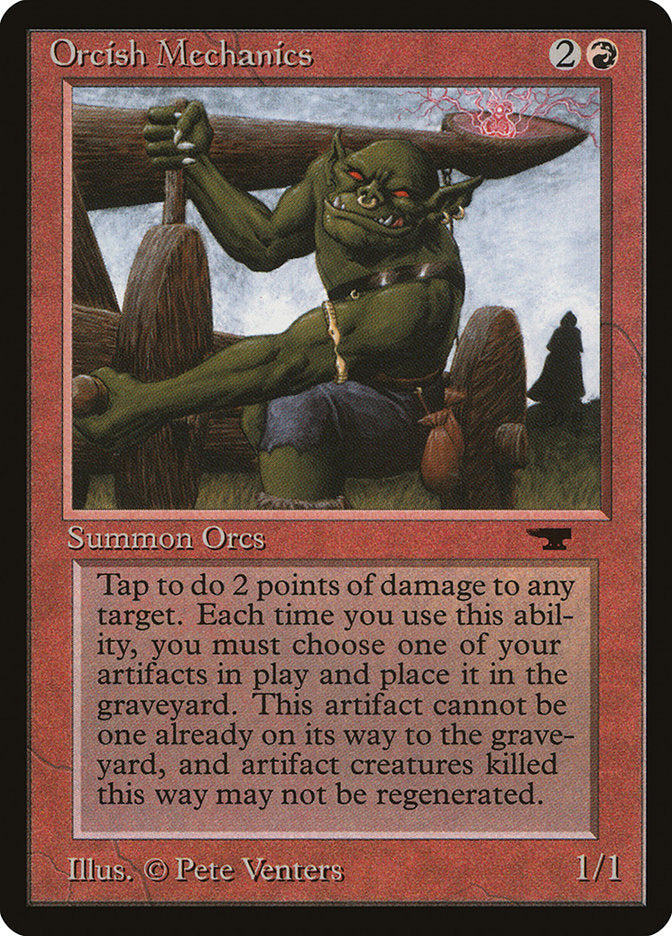 Orcish Mechanics [Antiquities] MTG Single Magic: The Gathering | Red Claw Gaming