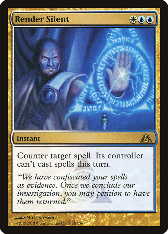 Render Silent [Dragon's Maze] MTG Single Magic: The Gathering | Red Claw Gaming