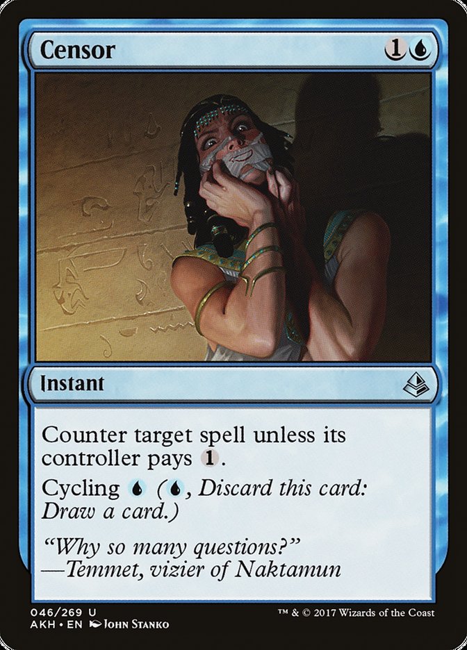 Censor [Amonkhet] MTG Single Magic: The Gathering | Red Claw Gaming
