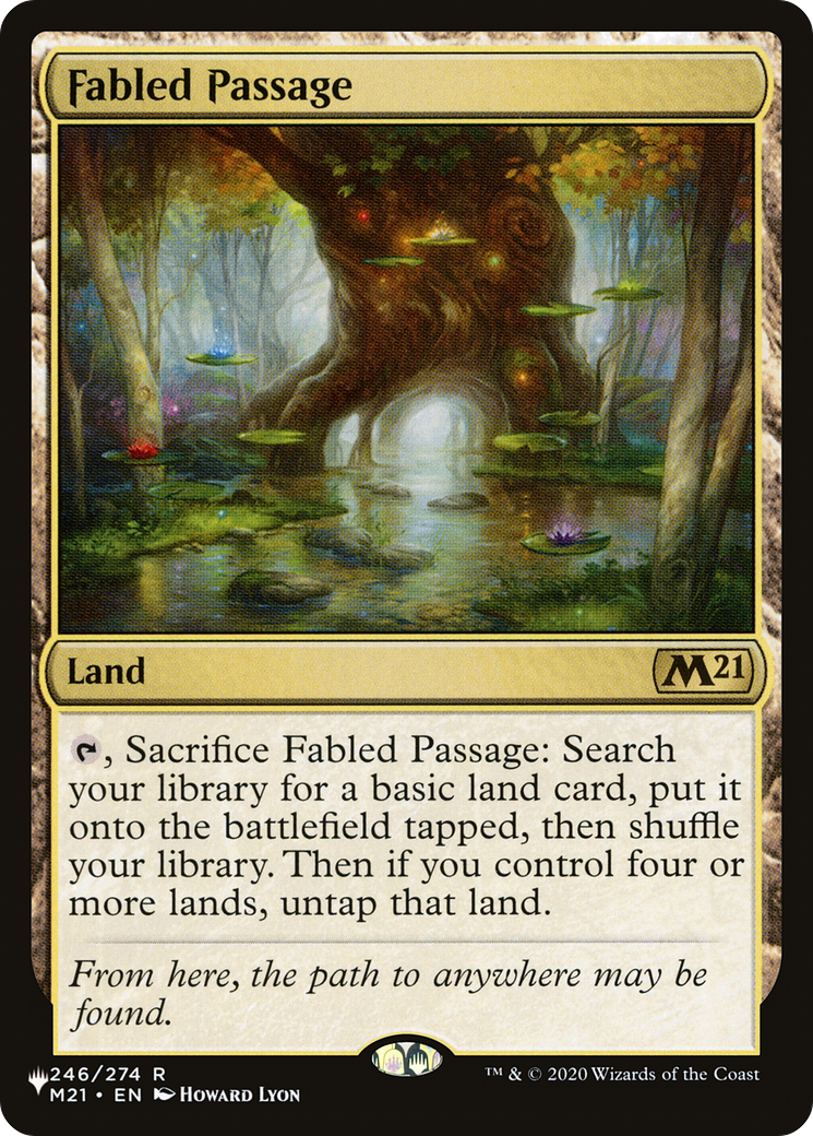 Fabled Passage (M21) [The List] MTG Single Magic: The Gathering | Red Claw Gaming