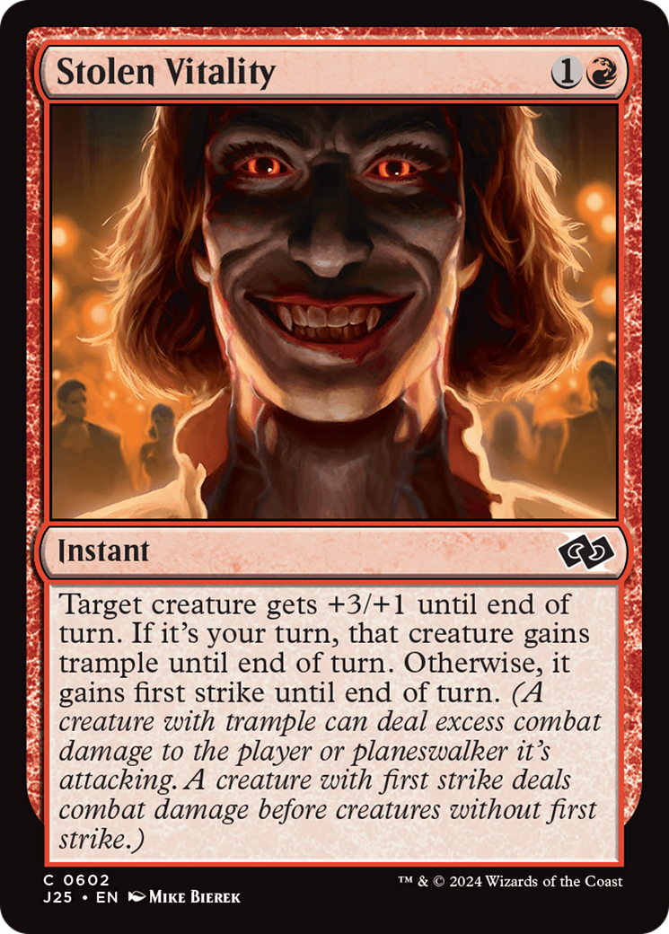 Stolen Vitality [Foundations Jumpstart] MTG Single Magic: The Gathering | Red Claw Gaming