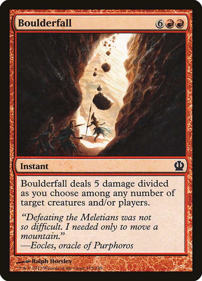 Boulderfall [Theros] MTG Single Magic: The Gathering | Red Claw Gaming