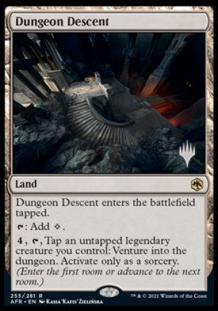 Dungeon Descent (Promo Pack) [Dungeons & Dragons: Adventures in the Forgotten Realms Promos] MTG Single Magic: The Gathering | Red Claw Gaming