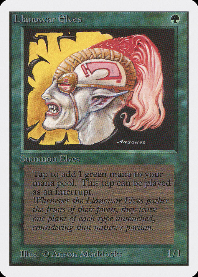 Llanowar Elves [Unlimited Edition] MTG Single Magic: The Gathering | Red Claw Gaming