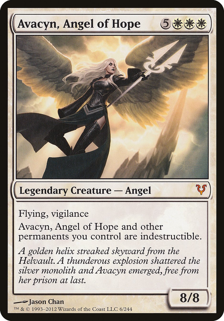 Avacyn, Angel of Hope (Oversized) [Open the Helvault] MTG Single Magic: The Gathering | Red Claw Gaming