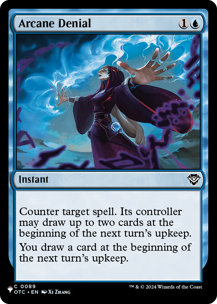 Arcane Denial (OTC) [The List] MTG Single Magic: The Gathering | Red Claw Gaming