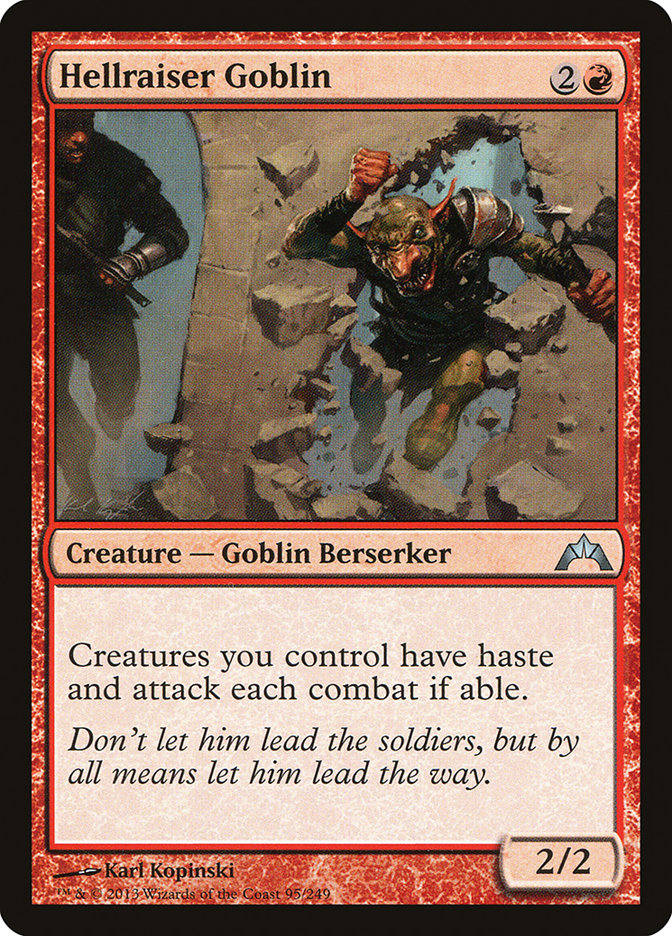 Hellraiser Goblin [Gatecrash] MTG Single Magic: The Gathering | Red Claw Gaming