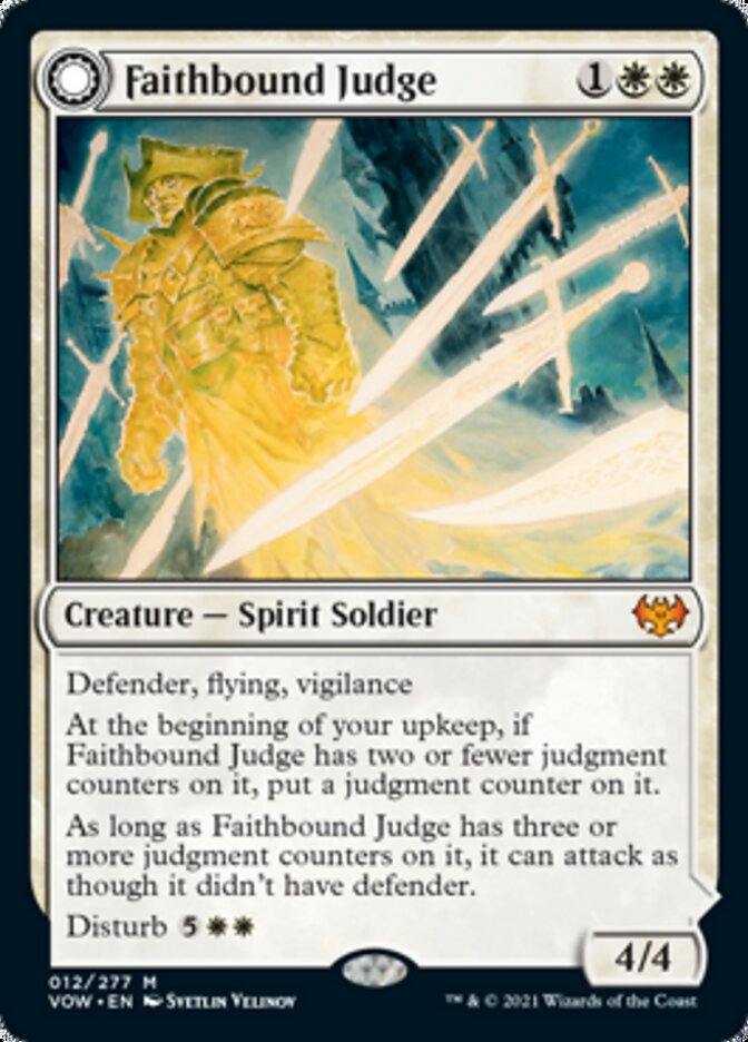 Faithbound Judge // Sinner's Judgment [Innistrad: Crimson Vow] MTG Single Magic: The Gathering | Red Claw Gaming