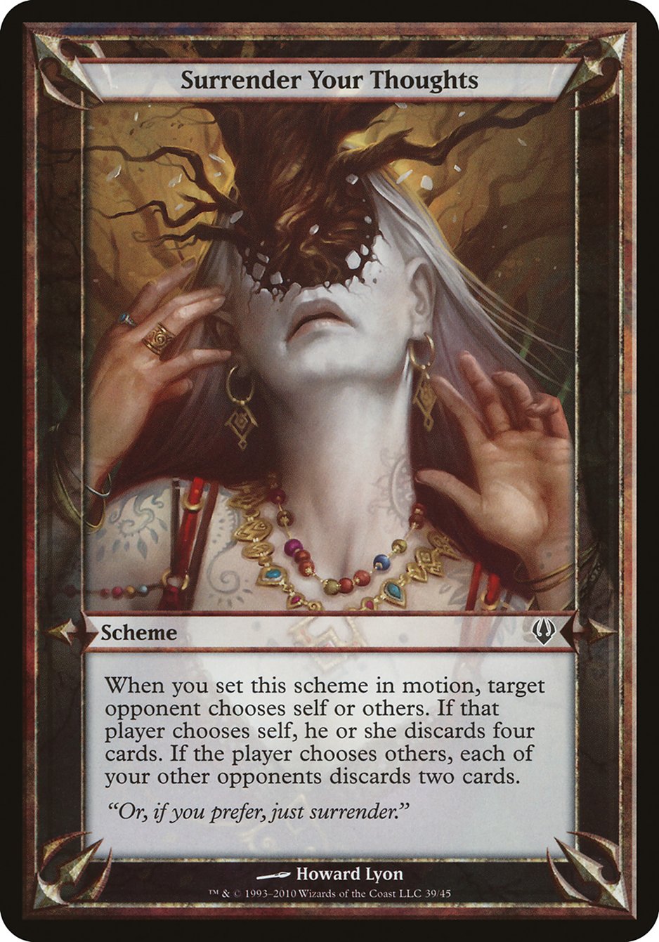 Surrender Your Thoughts (Schemes) [Archenemy Schemes] MTG Single Magic: The Gathering | Red Claw Gaming