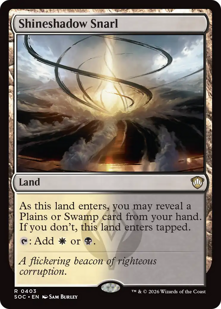 Shineshadow Snarl [Secrets of Strixhaven Commander] MTG Single Magic: The Gathering | Red Claw Gaming