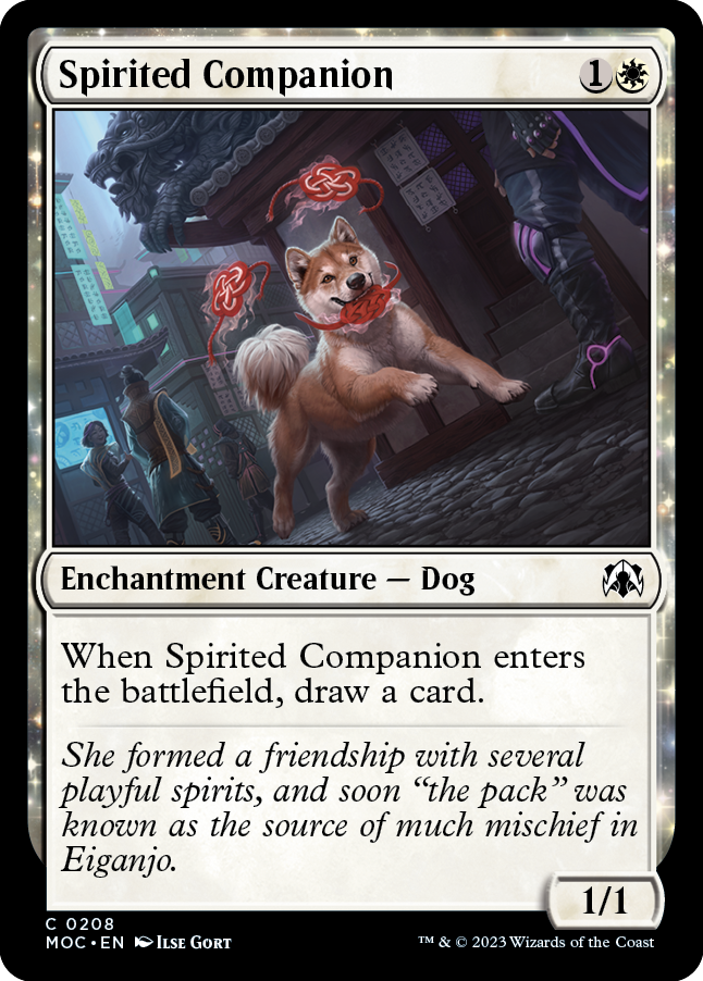 Spirited Companion [March of the Machine Commander] MTG Single Magic: The Gathering | Red Claw Gaming