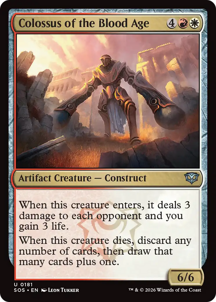 Colossus of the Blood Age [Secrets of Strixhaven] MTG Single Magic: The Gathering | Red Claw Gaming