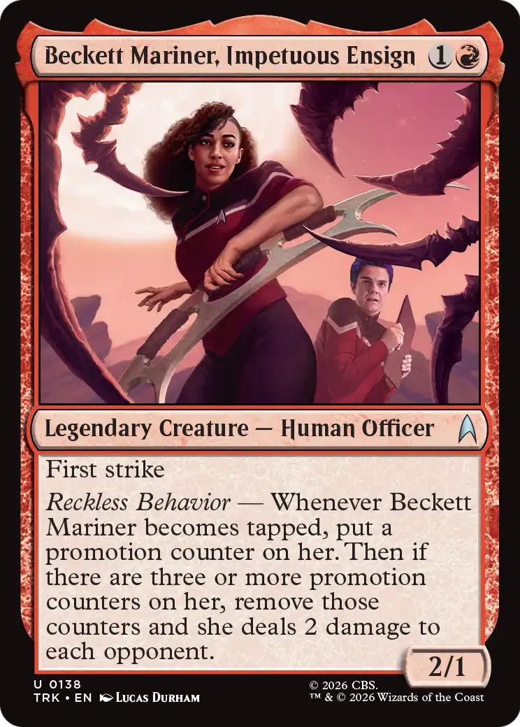Beckett Mariner, Impetuous Ensign [Star Trek] | Red Claw Gaming