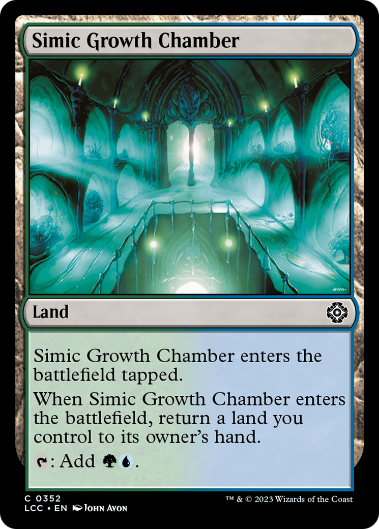 Simic Growth Chamber [The Lost Caverns of Ixalan Commander] MTG Single Magic: The Gathering | Red Claw Gaming