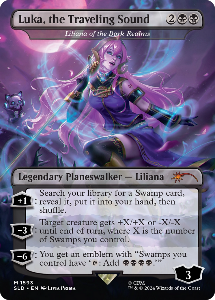 Luka, the Traveling Sound - Liliana of the Dark Realms [Secret Lair Drop Series] MTG Single Magic: The Gathering | Red Claw Gaming