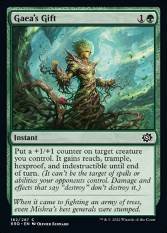 Gaea's Gift [The Brothers' War] MTG Single Magic: The Gathering | Red Claw Gaming