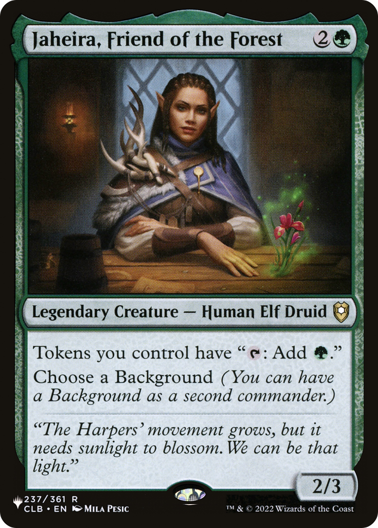 Jaheira, Friend of the Forest [The List] MTG Single Magic: The Gathering | Red Claw Gaming