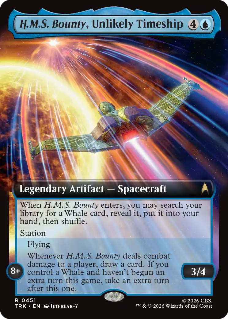 H.M.S. Bounty, Unlikely Timeship (Extended Art) [Star Trek] | Red Claw Gaming