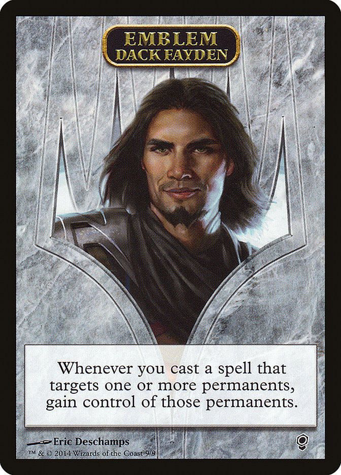 Dack Fayden Emblem [Conspiracy Tokens] MTG Single Magic: The Gathering | Red Claw Gaming