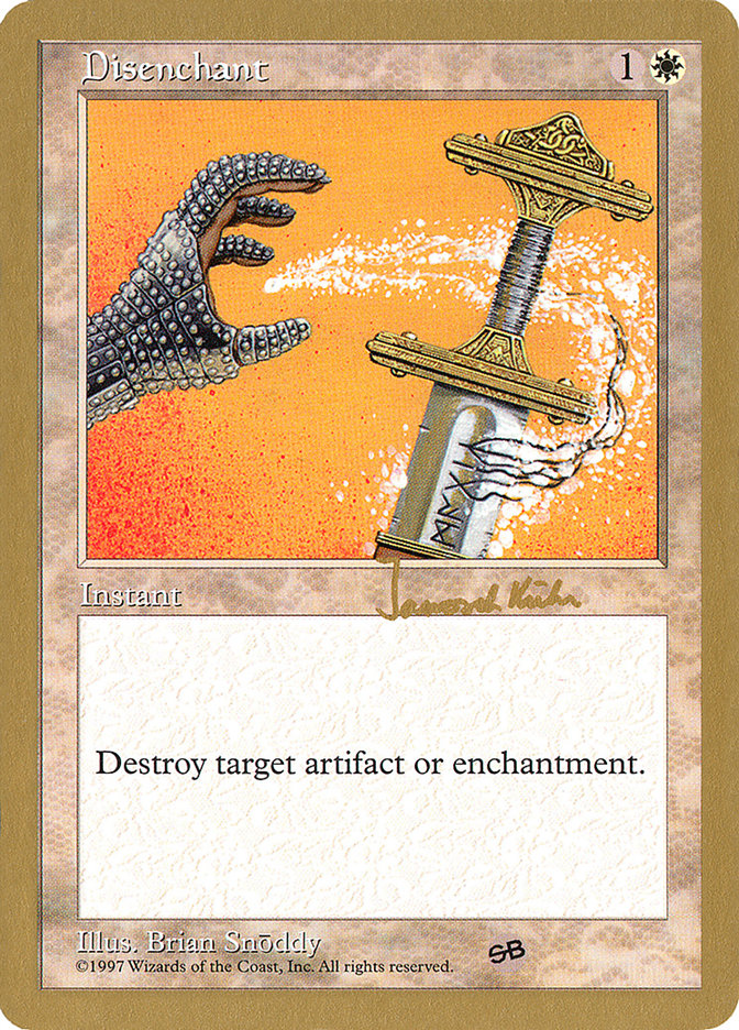 Disenchant (Janosch Kuhn) (SB) [World Championship Decks 1997] MTG Single Magic: The Gathering | Red Claw Gaming
