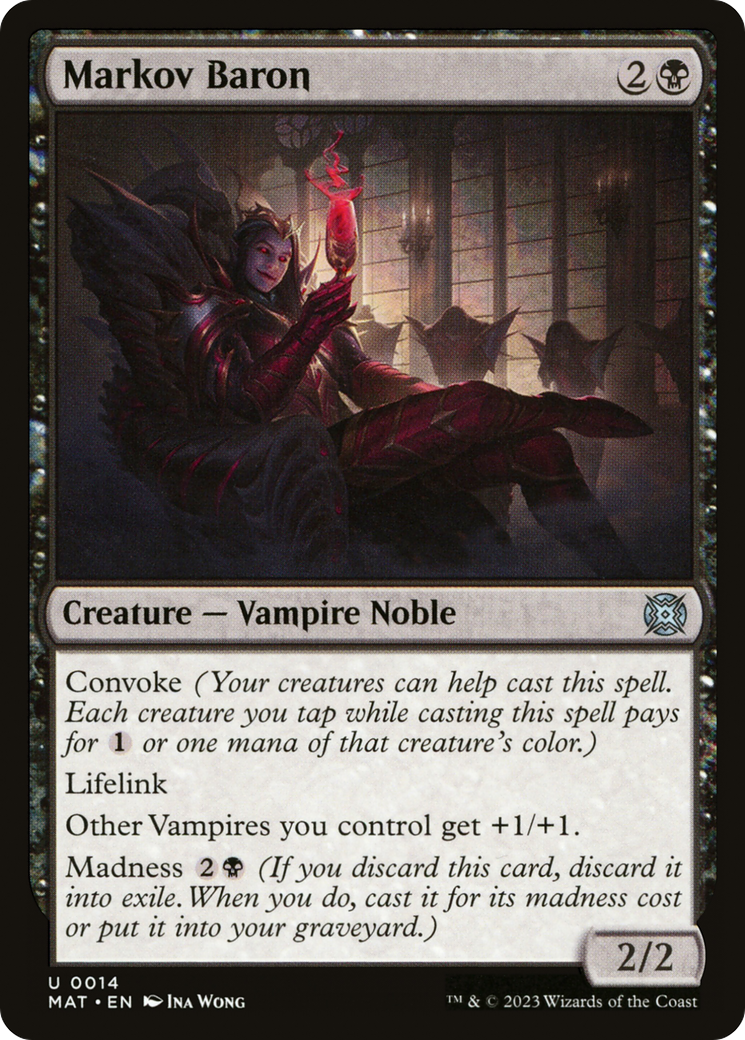 Markov Baron [March of the Machine: The Aftermath] MTG Single Magic: The Gathering | Red Claw Gaming
