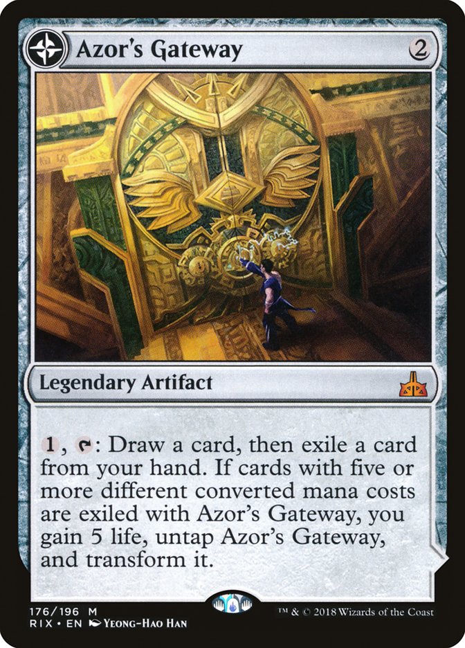 Azor's Gateway // Sanctum of the Sun [Rivals of Ixalan] MTG Single Magic: The Gathering | Red Claw Gaming