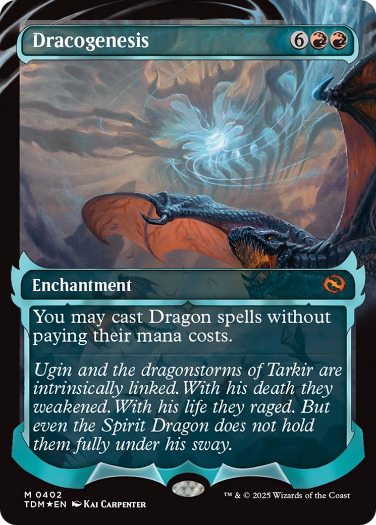 Dracogenesis (0402) (Showcase) [Tarkir: Dragonstorm] MTG Single Magic: The Gathering | Red Claw Gaming