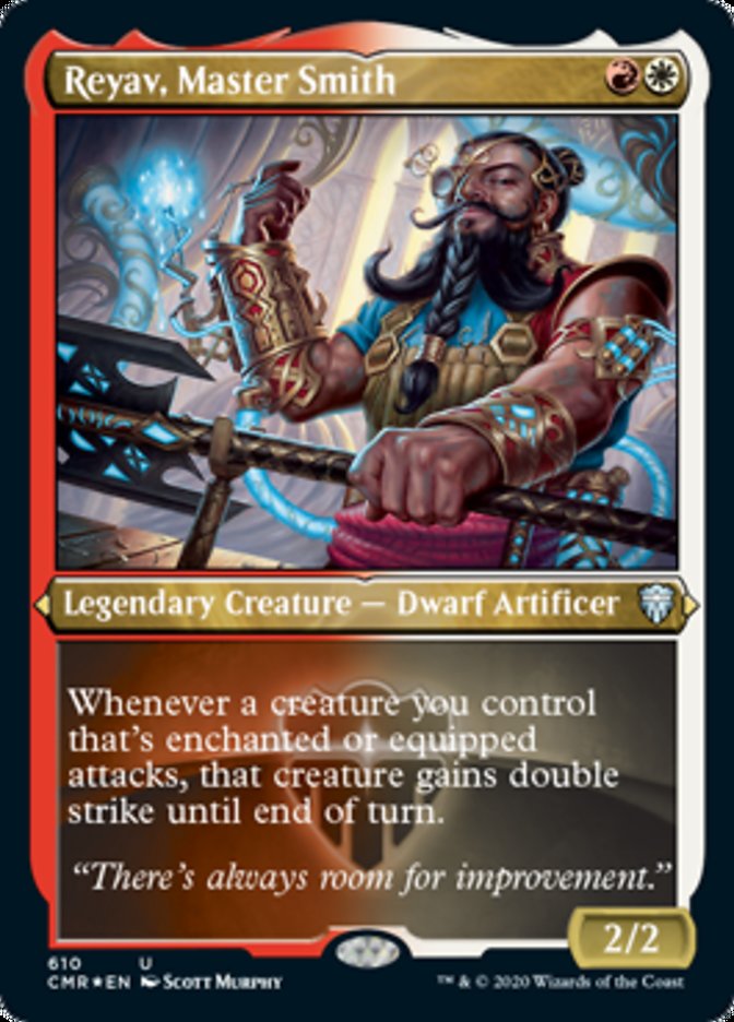 Reyav, Master Smith (Etched) [Commander Legends] MTG Single Magic: The Gathering | Red Claw Gaming