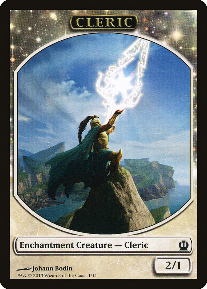 Cleric Token [Theros Tokens] MTG Single Magic: The Gathering | Red Claw Gaming