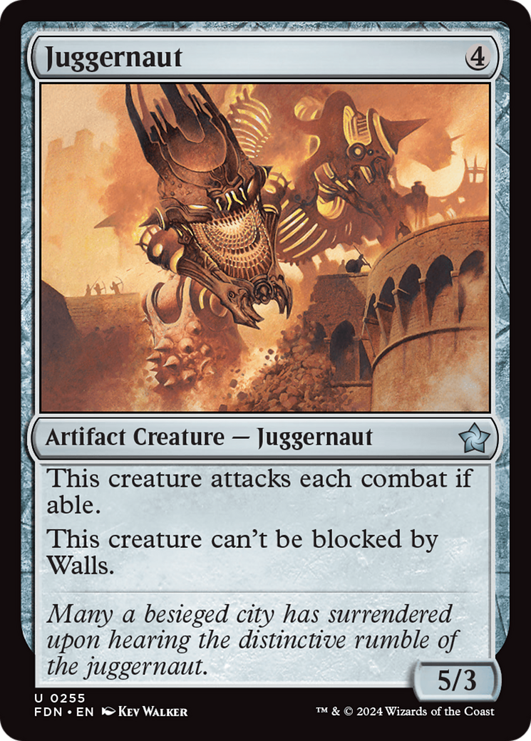 Juggernaut [Foundations] MTG Single Magic: The Gathering | Red Claw Gaming