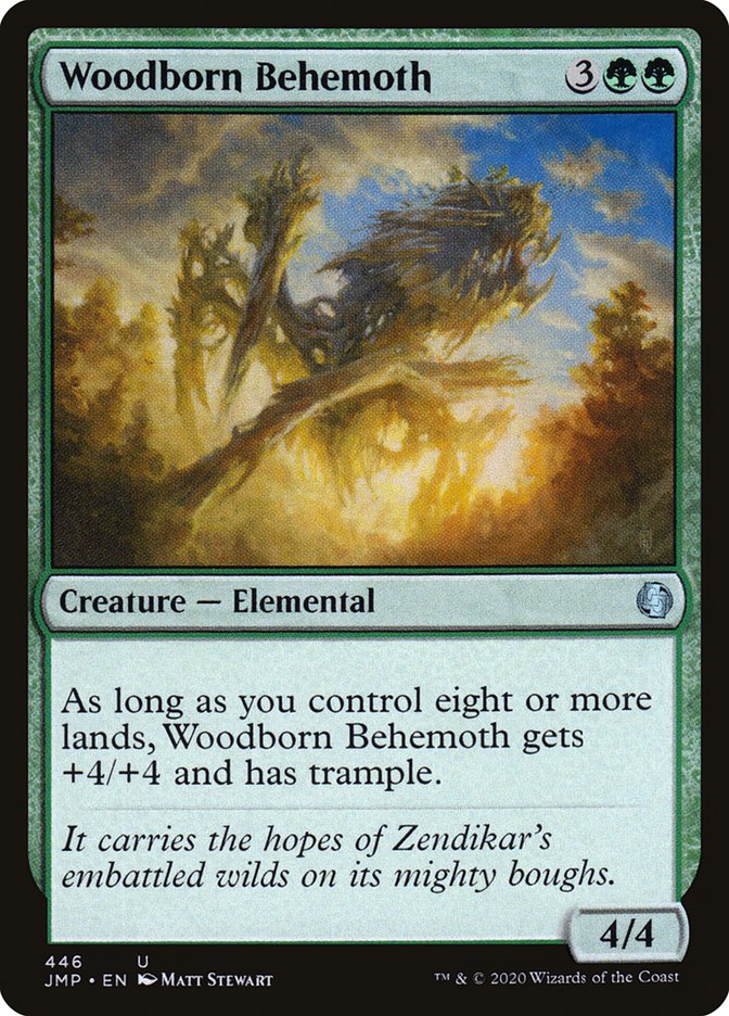 Woodborn Behemoth [Jumpstart] MTG Single Magic: The Gathering | Red Claw Gaming