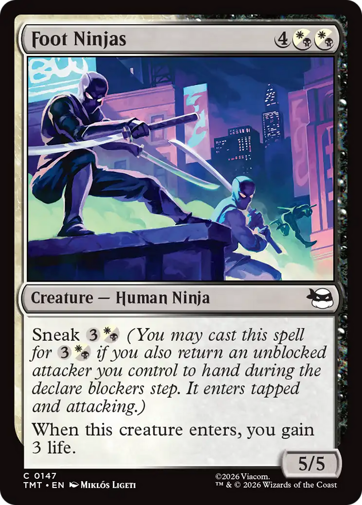 Foot Ninjas [Teenage Mutant Ninja Turtles] MTG Single Magic: The Gathering | Red Claw Gaming
