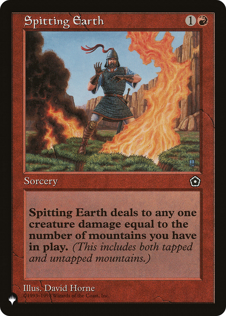 Spitting Earth [The List] MTG Single Magic: The Gathering | Red Claw Gaming