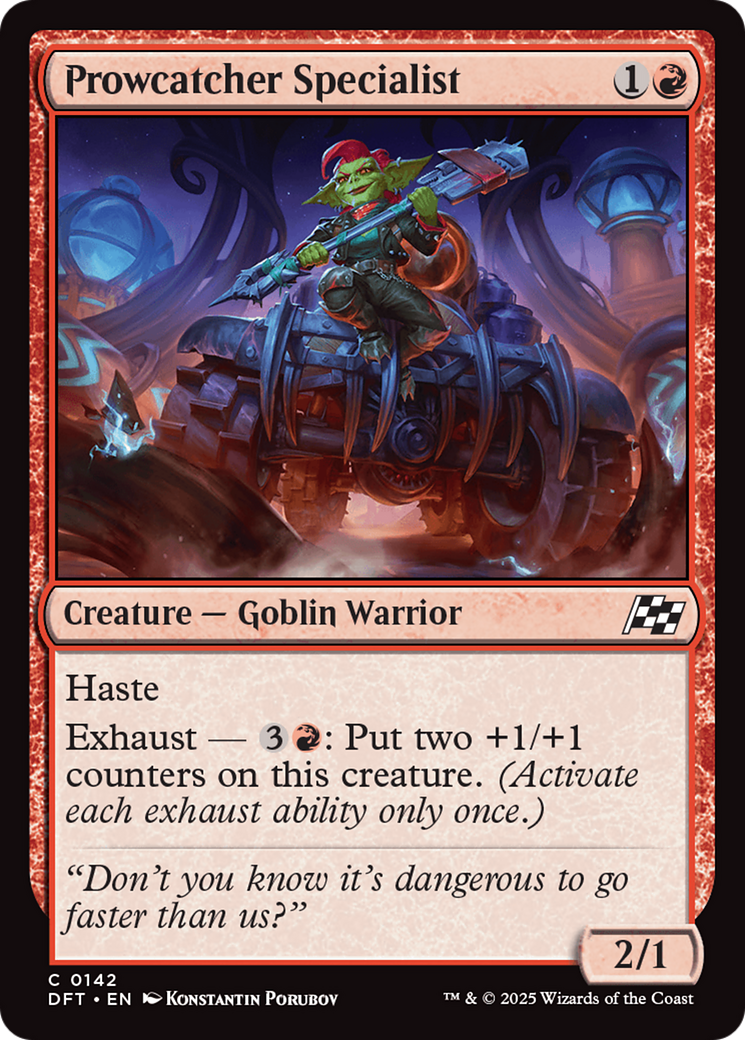 Prowcatcher Specialist [Aetherdrift] MTG Single Magic: The Gathering | Red Claw Gaming