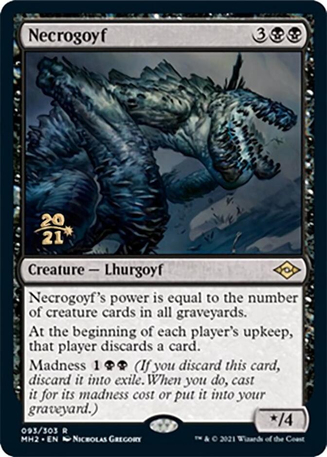 Necrogoyf [Modern Horizons 2 Prerelease Promos] MTG Single Magic: The Gathering | Red Claw Gaming