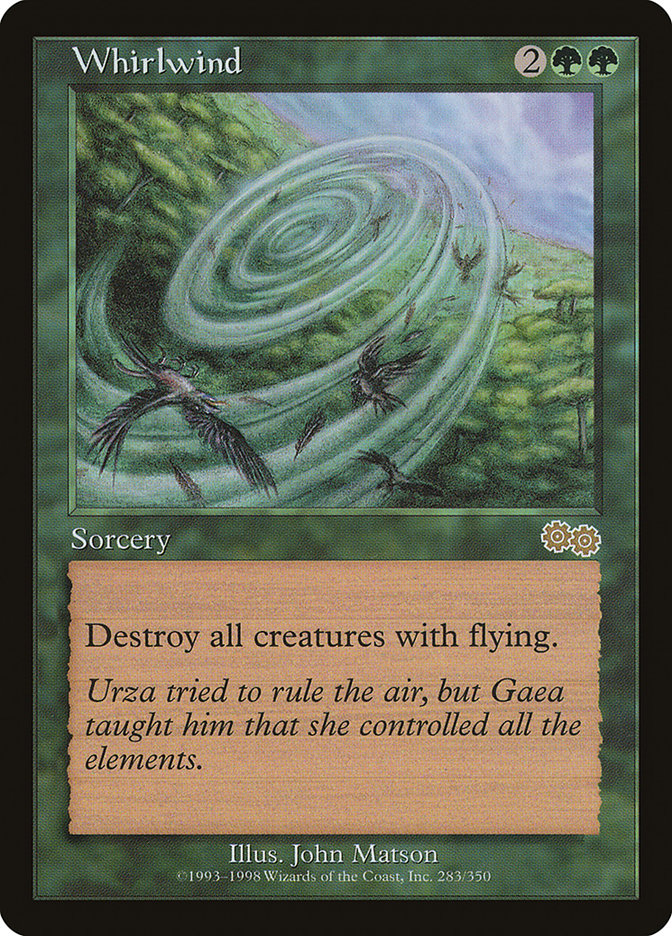 Whirlwind [Urza's Saga] MTG Single Magic: The Gathering | Red Claw Gaming