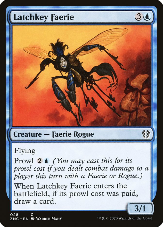 Latchkey Faerie [Zendikar Rising Commander] MTG Single Magic: The Gathering | Red Claw Gaming