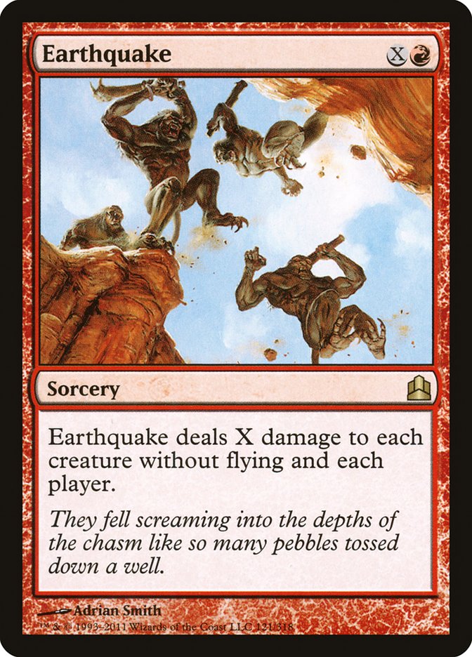 Earthquake [Commander 2011] MTG Single Magic: The Gathering | Red Claw Gaming