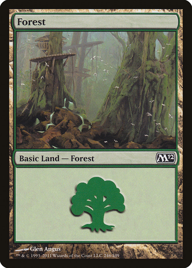 Forest (246) [Magic 2012] MTG Single Magic: The Gathering | Red Claw Gaming