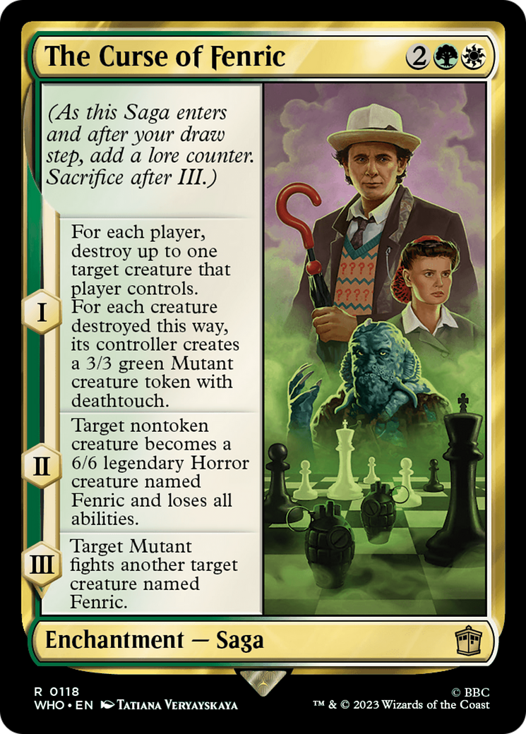 The Curse of Fenric [Doctor Who] MTG Single Magic: The Gathering | Red Claw Gaming