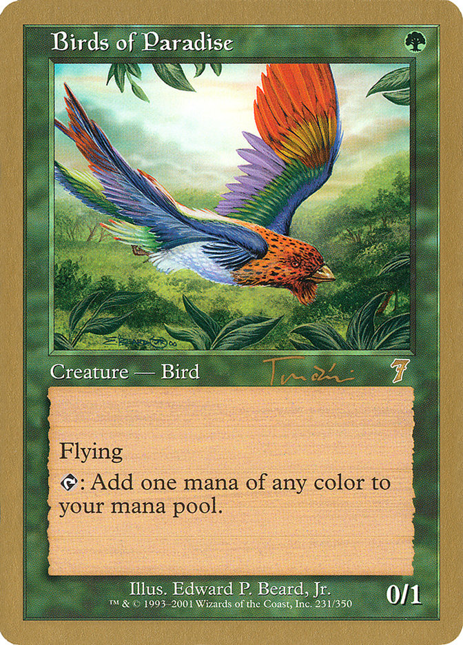Birds of Paradise (Jan Tomcani) [World Championship Decks 2001] MTG Single Magic: The Gathering | Red Claw Gaming