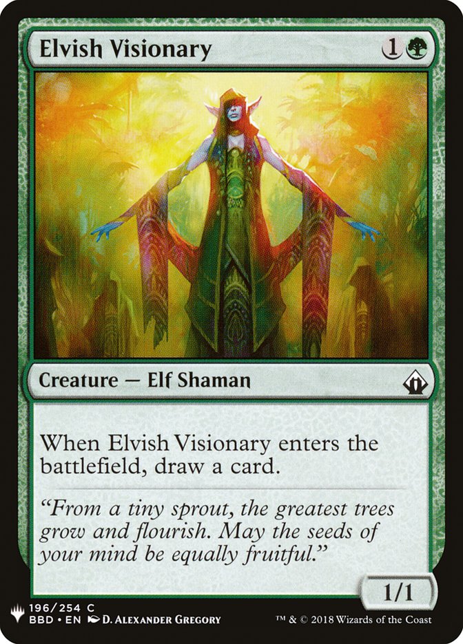 Elvish Visionary [Mystery Booster] MTG Single Magic: The Gathering | Red Claw Gaming