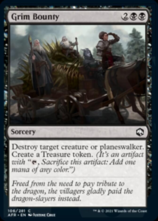 Grim Bounty [Dungeons & Dragons: Adventures in the Forgotten Realms] MTG Single Magic: The Gathering | Red Claw Gaming