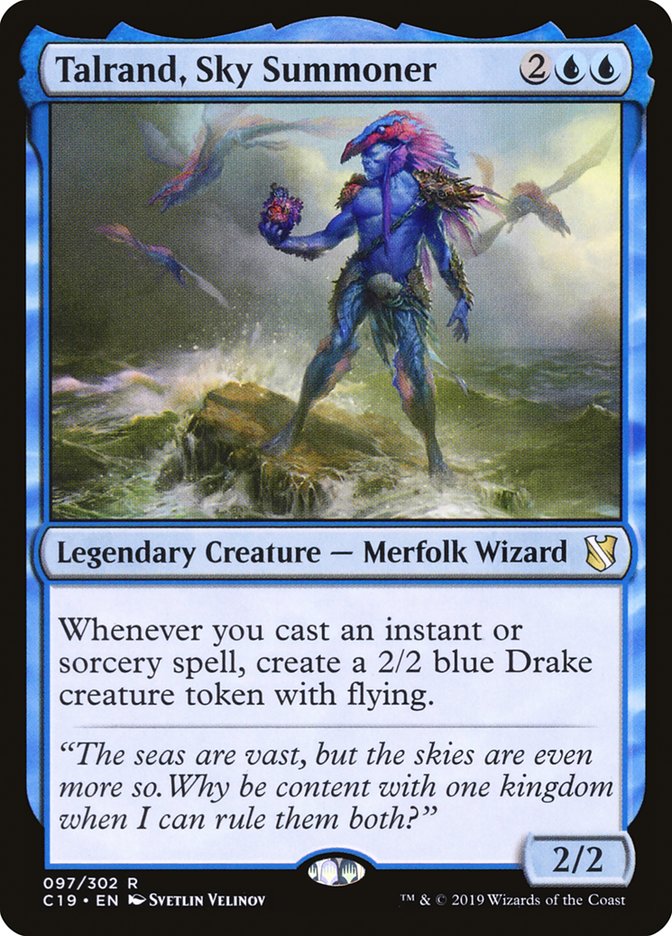 Talrand, Sky Summoner [Commander 2019] MTG Single Magic: The Gathering | Red Claw Gaming